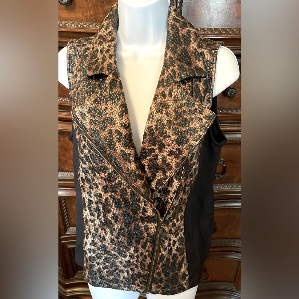 Chico’s Leopard print vest